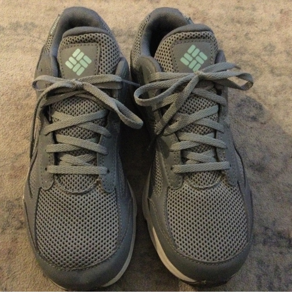 Gray Athletic Sneakers for women by Columbia in size 8